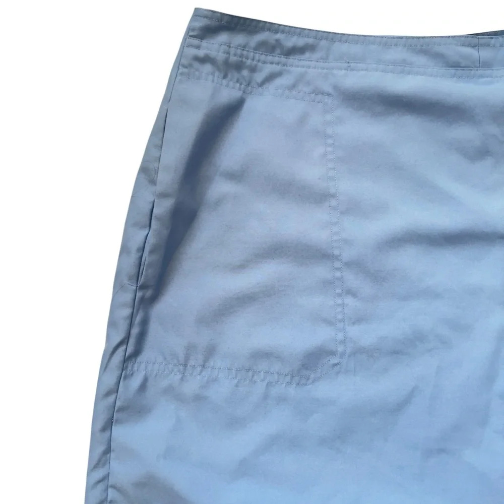 Izod Xtra Dry Blue Sports Skort w Side Zipper and Pocket - Picture 5 of 9